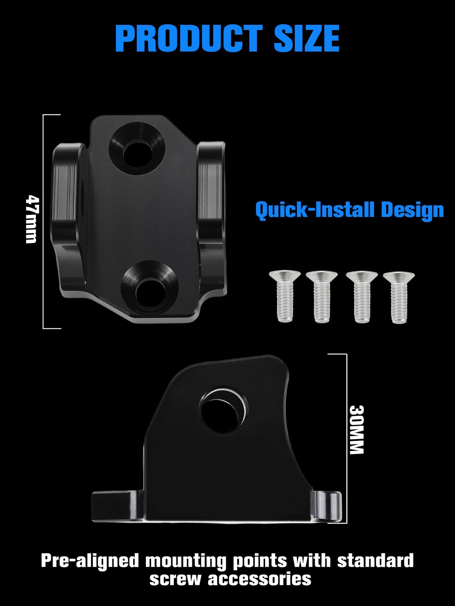 IUVWISN Electric Dirt Bike Foot Pegs Bracket Holder Footpegs Mount CNC Compatible Fit for Tuttio Tutti Soleil 01