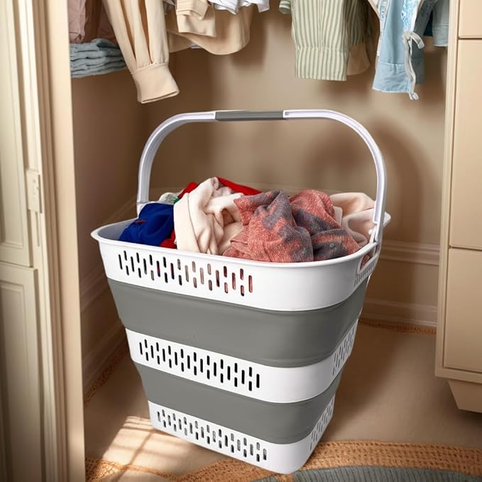 SAMMART 38L Collapsible Laundry Basket