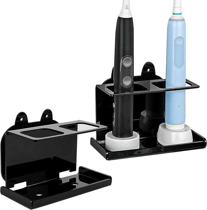2Pack Electric Toothbrush Holder Wall Mounted, Electric Toothbrush Cord
