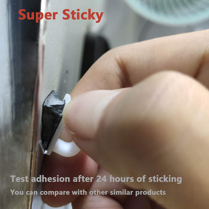 Yocice Cable Clips 40pcs with Strong Adhesive Tapes,Wire Holder Organizer Cord Management for Car, Office and Home (Black- CC05(40PCS))