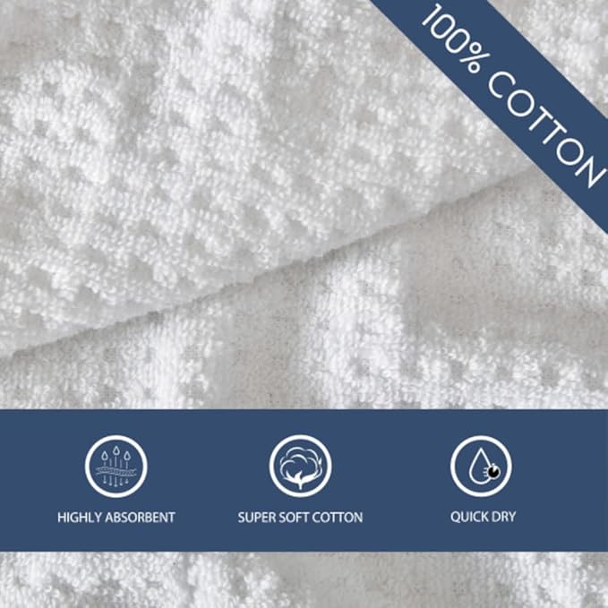 Tommy Bahama - Bath Towels, Highly Absorbent Cotton Bathroom Decor, Low Linting
