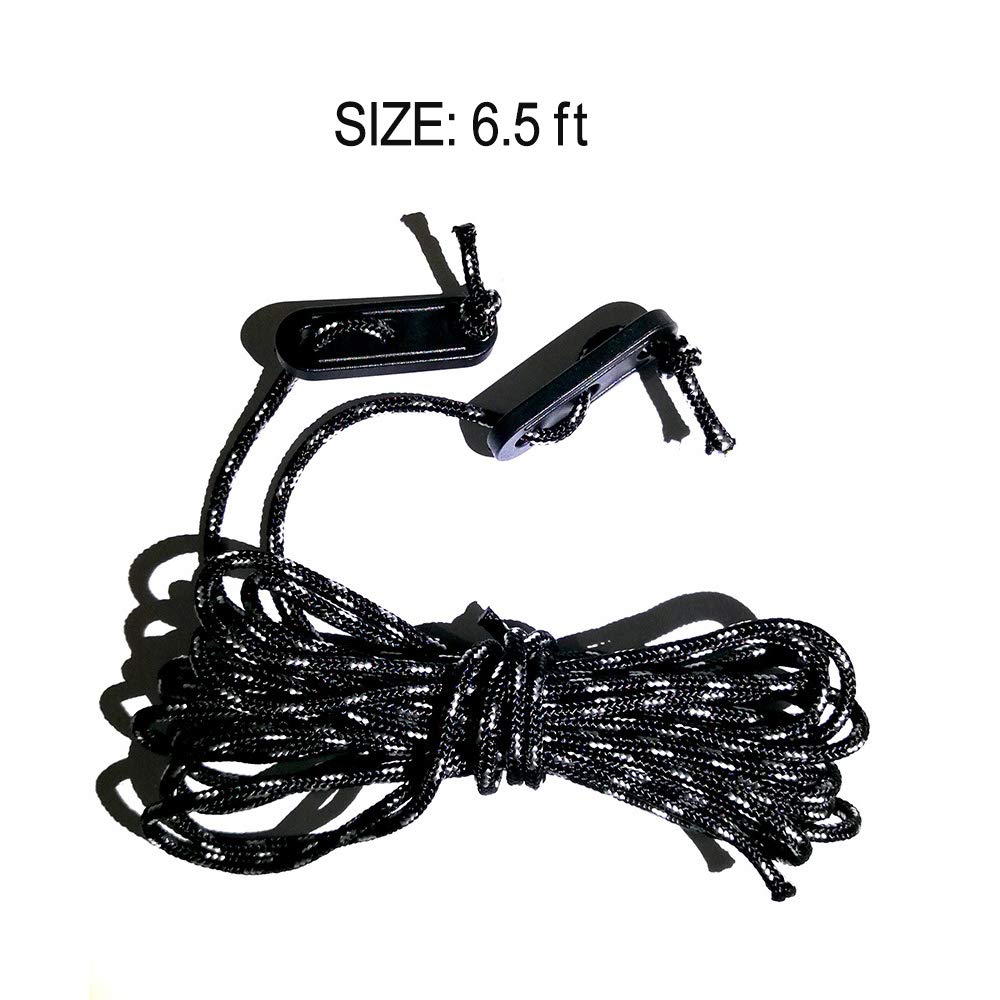 12 Pack Replacement 6.5ft Tethers and Aluminum Metal Stakes Tie Down Rope Strings Halloween Christmas Xmas Blow Up Inflatable Spikes Outdoor Holiday Yard Garden Lawn Decoration Camping Tent