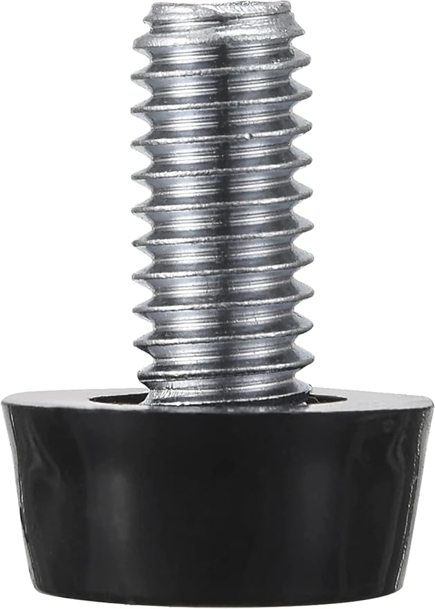 M8 Thread Adjustable Furniture Levelers Screw in Threaded 20 Pcs, Galvanized