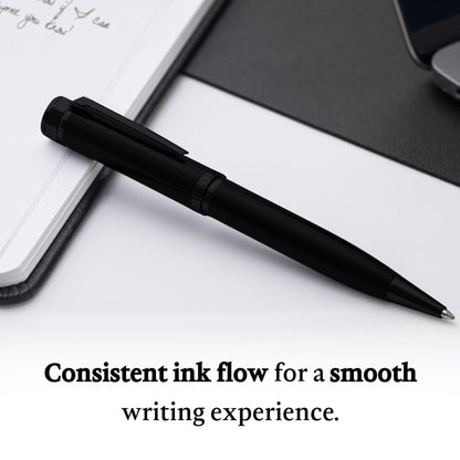 Ellington Pens Luxury Ballpoint Pen – Premium Quality, Smooth Writing Experience, Elegant Design, Includes 2 Ink Refills (Black & Blue) – Ideal for Professionals and Gift Giving