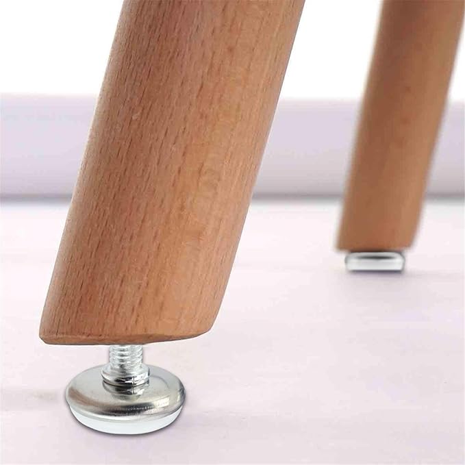 Screw on Furniture Glides Adjustable Furniture Leg Base Leveller M8 x 25mm