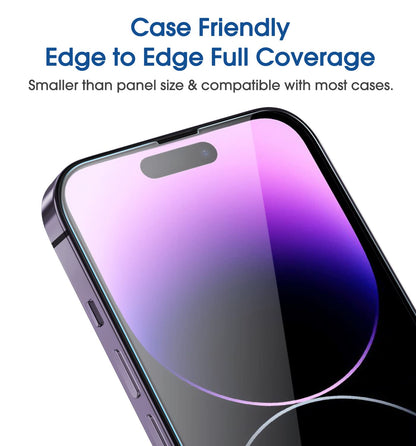 amFilm Easiest Installation OneTouch for iPhone 15 Pro Max Screen Protector [6.7 Inch] Tempered Glass + Camera Lens Protector, Auto-Alignment Tech, Bubble Free, Case Friendly, Anti-Scratch [2+2 Pack]