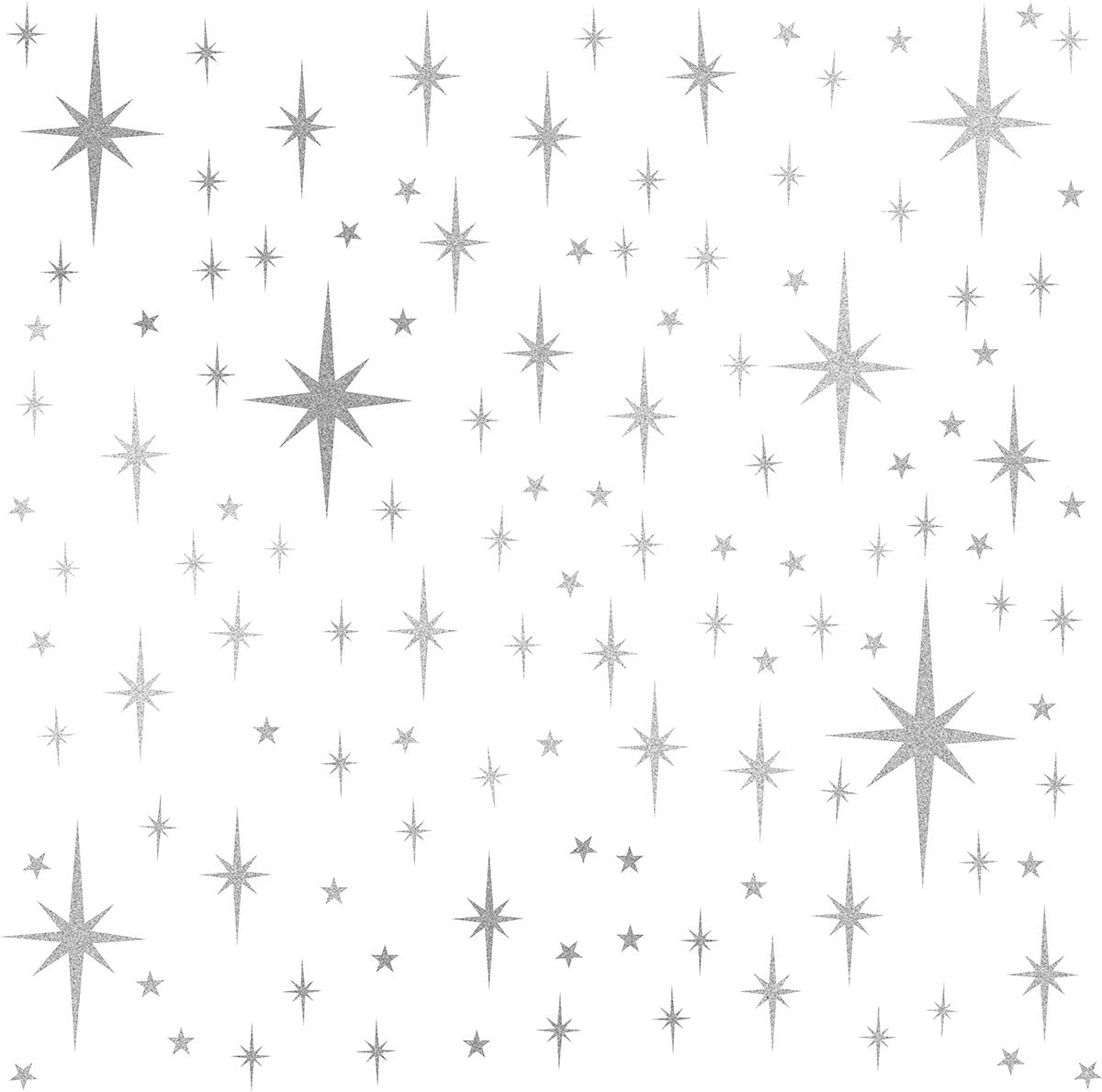 Retro Starburst Wall Decals Star Wall Stickers Atomic Star Walls Decals Geometric Walls Decor Modern Nursery Decor Peel and Stick Stars(116pcs)