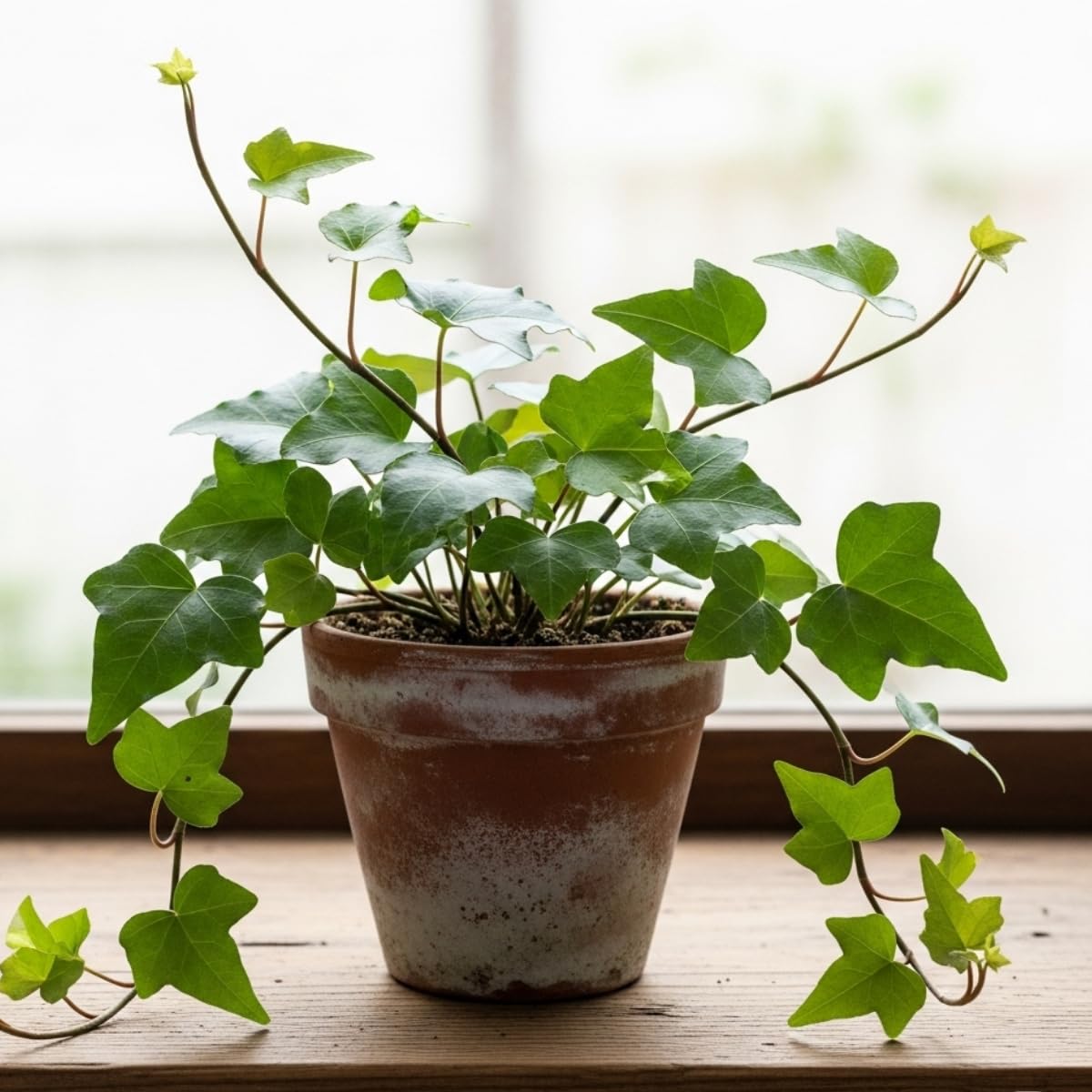 Green English Ivy Live Plant, Hardy Ivy Plants in 4 Inch Pot, Outdoor Indoor Garden