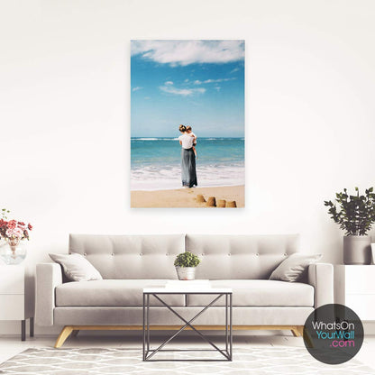 Photo Canvas your Image | Framed Canvas Prints from | Personalised Picture Photo Wall Art | Customise your Photo for perfect Picture for Living Room Kitchen Ready to Hang