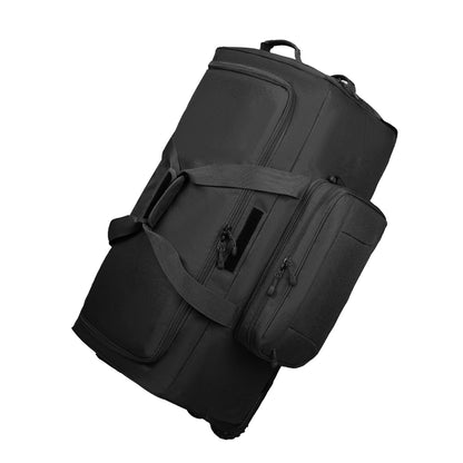 120L 3-Wheel Rolling Duffle Bag - Heavy Duty Military Deployment Bag, Durable Wheeled Duffle Luggage for Travel, Camping & Outdoor Adventures