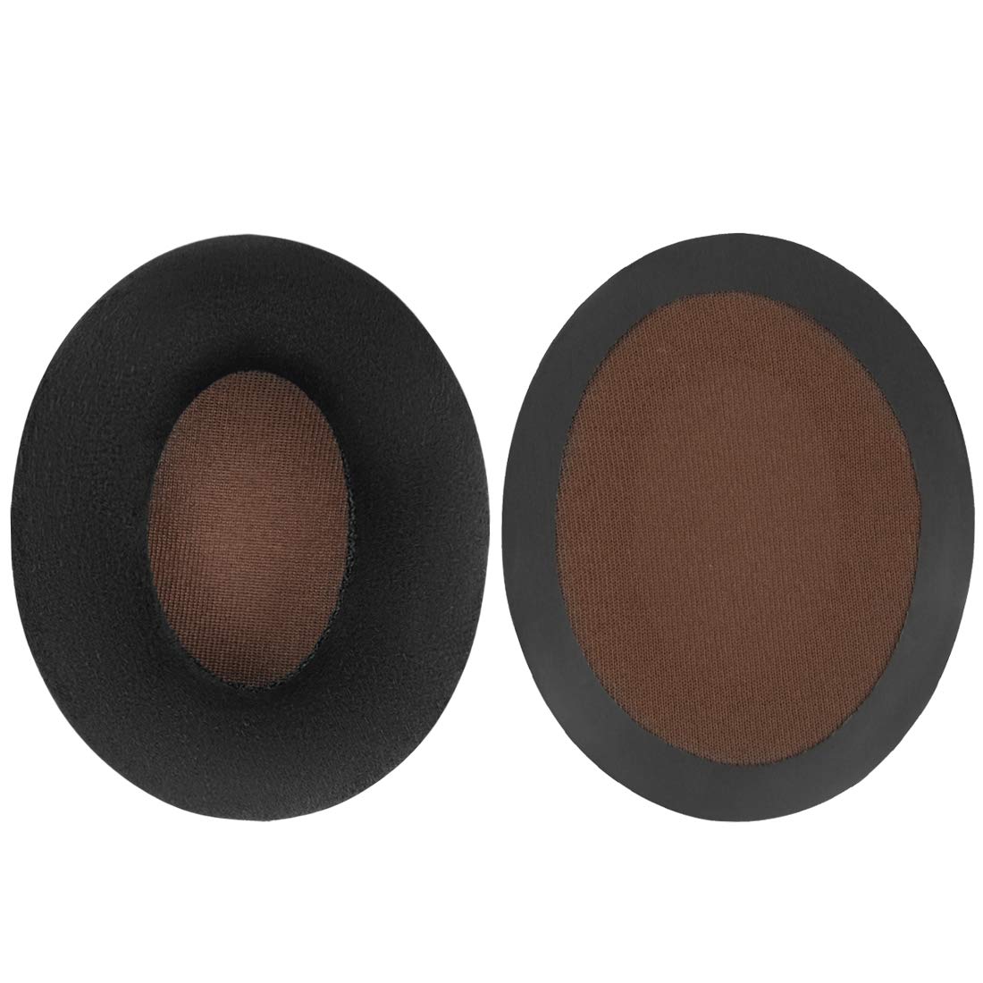 Geekria Comfort Velour Replacement Ear Pads for Sennheiser Momentum On-Ear, Momentum 2.0 Wireless, HD1 On-Ear Headphones, Repair Parts with Video Guide (Black Velvet)