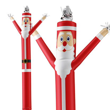 LookOurWay Air Dancers Inflatable Tube Man Attachment | 20 Feet Tall Wacky Waving Christmas Inflatables Dancing Tube Guy (Blower Not Included) | Outdoor Holiday Decoration | Christmas Theme - Santa
