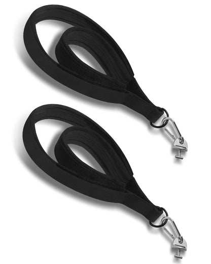 Pilates Loops Fit for Tonal & Reformer Machine, Double Loop Soft Lined Pilates Straps with T Lock Adapter, W/Snap Hooks, D-Ring Straps