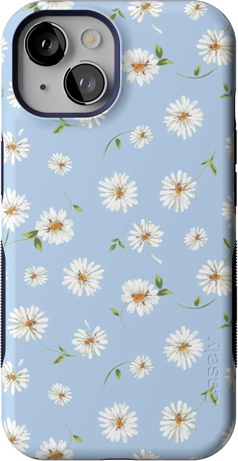 Casely iPhone 14 Case | Pastel Garden | Sunday Best | Compatible with MagSafe | Bold Protective Design