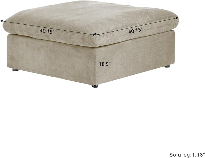 WJShome Ottoman, Modular Sectional Sofa, Minimalist Sofa Couch