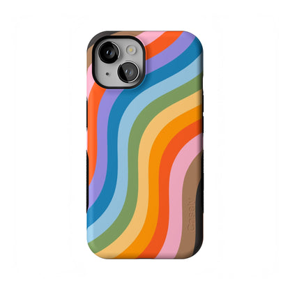 Casely iPhone 14 Case | Pastel Garden | Sunday Best | Compatible with MagSafe | Bold Protective Design