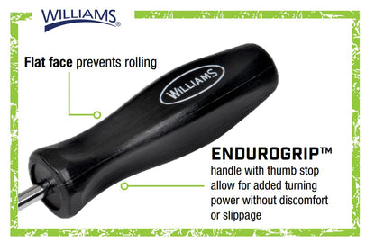 Williams Jhw100P-8Md 8-Piece Endurogrip Mixed Screwdriver Set