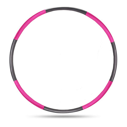Auoxer Fitness Exercise Weighted Hoops, Lose Weight Fast by Fun Way to Workout, Fat Burning Healthy Model Sports Life, Detachable and Size Adjustable Design