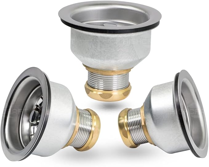 Highcraft 9754 Kitchen Sink Stainless Steel Drain Assembly