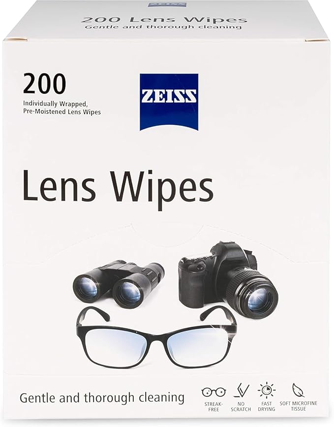 ZEISS Pre-Moistened Lens Cleaning Wipes