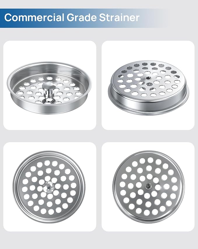 Commercial-Grade Sink Drain Strainer