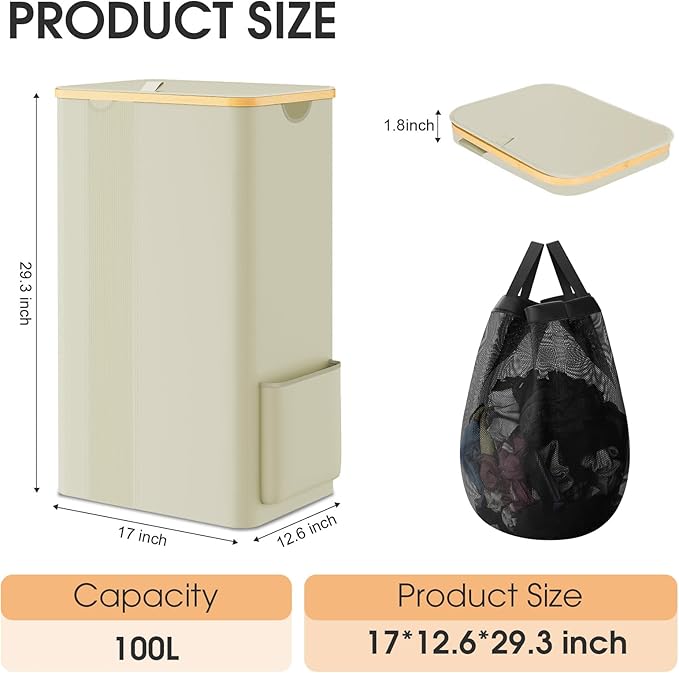 Laundry Basket Clothes Hamper