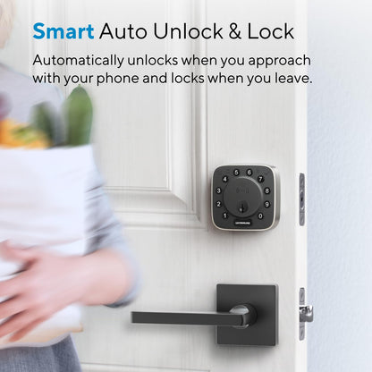 ULTRALOQ 2025 Upgrade Bolt NFC Smart Door Lock, Built-in WiFi Deadbolt 6-in-1 Keypad Keyless Entry Door Lock & Door Sensor,Auto Unlock,IP65 Waterproof,Easy Installation,BHMA Grade AAA