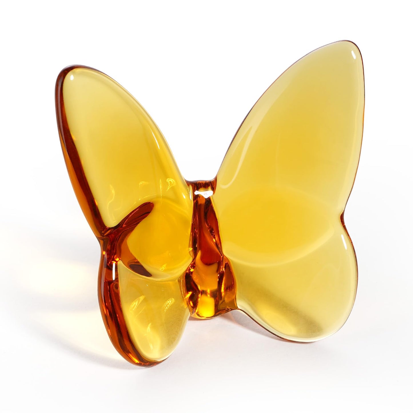 Lioaeust Crystal Butterfly Figurines,Flying Butterfly Figurine Decor Crystal Cut Glass Butterfly Ornament Statue Animal Collectible Home Ornament Decor