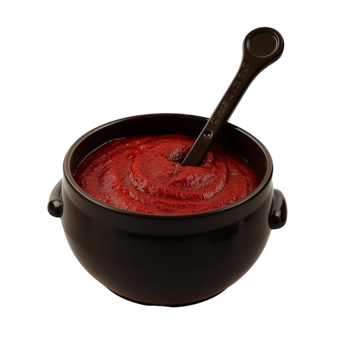 Korean Condiment Jar with Lid & Spoon Small 2pack - Korean Design Spice Jar for Gochujang, Salt, Chili Paste - Elegant Black Seasoning Container - Multifunctional Spice for Kitchen - Container Sets