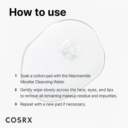 COSRX Low pH Niacinamide Micellar Cleansing Water 400 ml