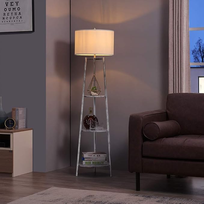 ROSEN GARDEN Floor Lamp, Standing Reading Light