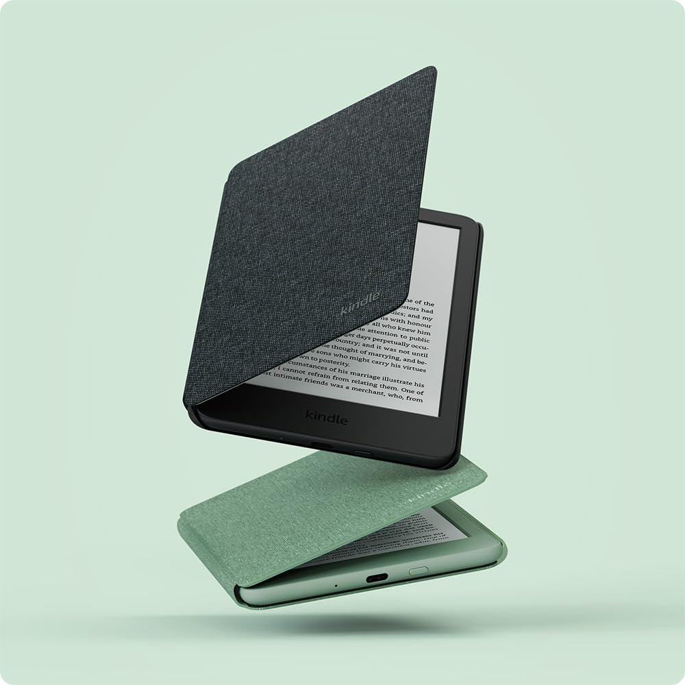 Amazon Kindle Case, Thin and Lightweight, Foldable Protective Cover - Fabric