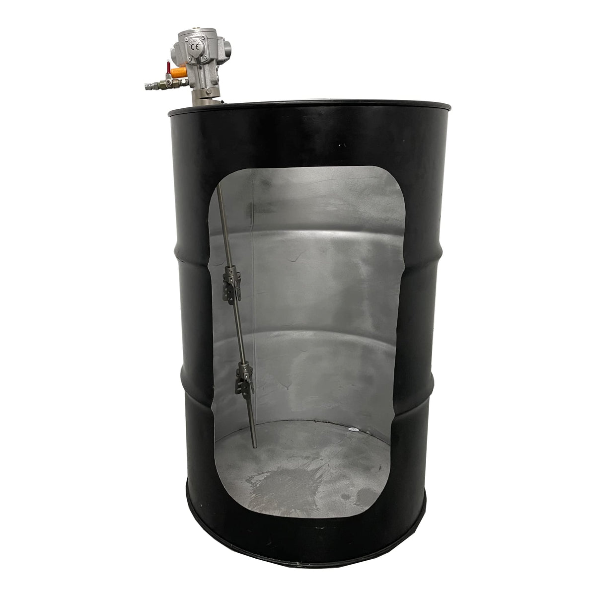 COSMOSTAR 55 Gallon Pneumatic Agitator 1/8HP Bung Mount Tank Barrel Drum Mixer | Pneumatic Bracket Mixer, Paint Stirring Machine Bracket Air Agitator Paint Mix Tool
