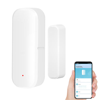 Smart WiFi Door Sensor: Wireless Window Sensor with App Notification Alert, Tuya Door Open Contact Sensor for Home Security, No Hub Required, Compatible with Alexa Google Assistant
