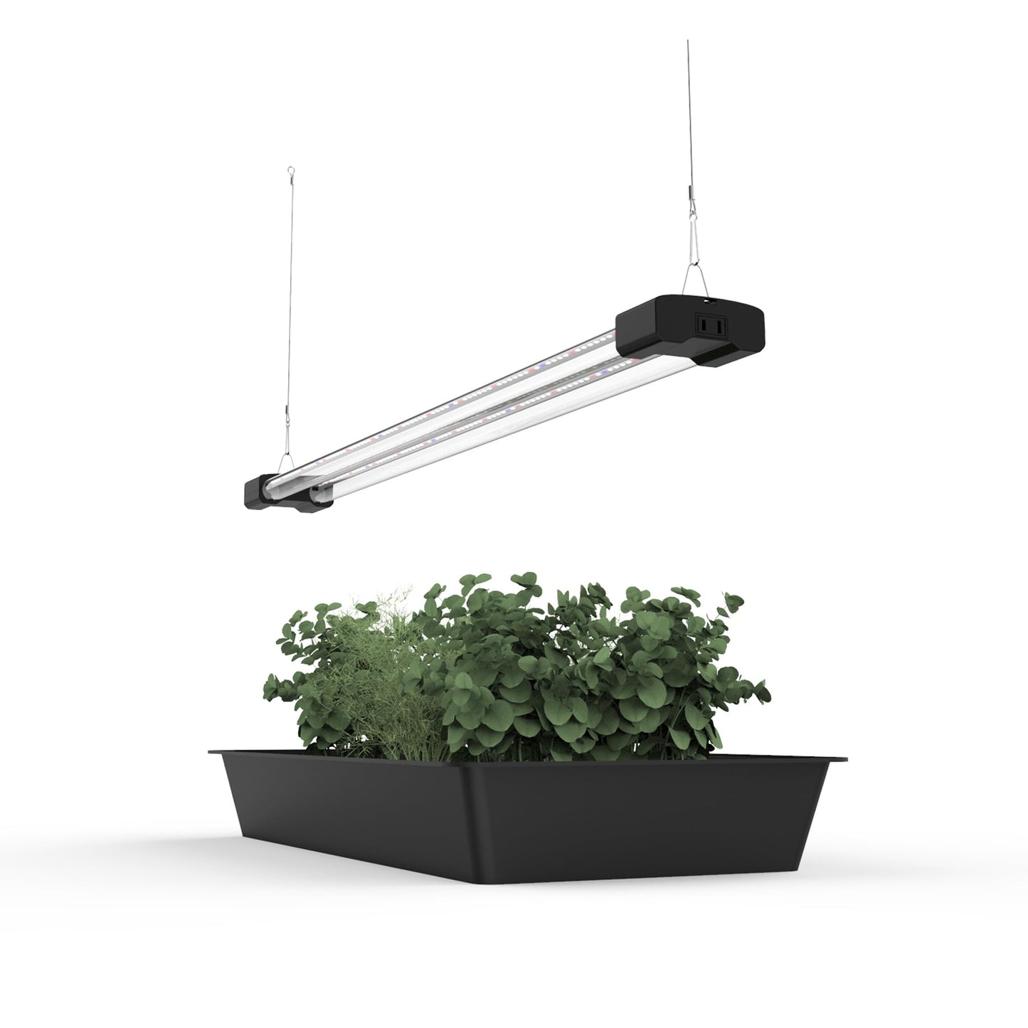 BoostGro 3FT LED Succulent Terrarium Plant Grow Light Linkable Full Spectrum Daylight with Enhanced 660nm Red and 450nm Blue LightTech Indoor Lighting Fixture (3 FT)