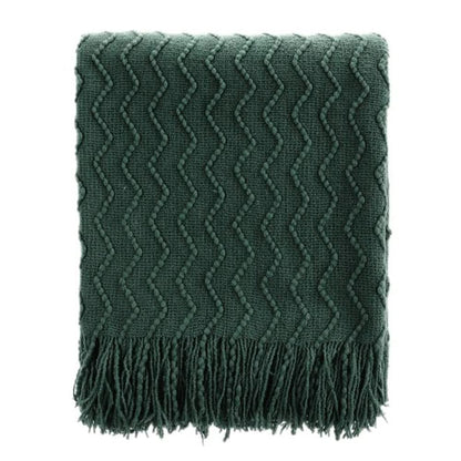 BATTILO HOME Christmas Green Throw Blanket for Couch, Forest Green Throw Blankets, Christmas Decorative Throw Blanket for Sofa Bed, Christmas Decor, 50"x60"