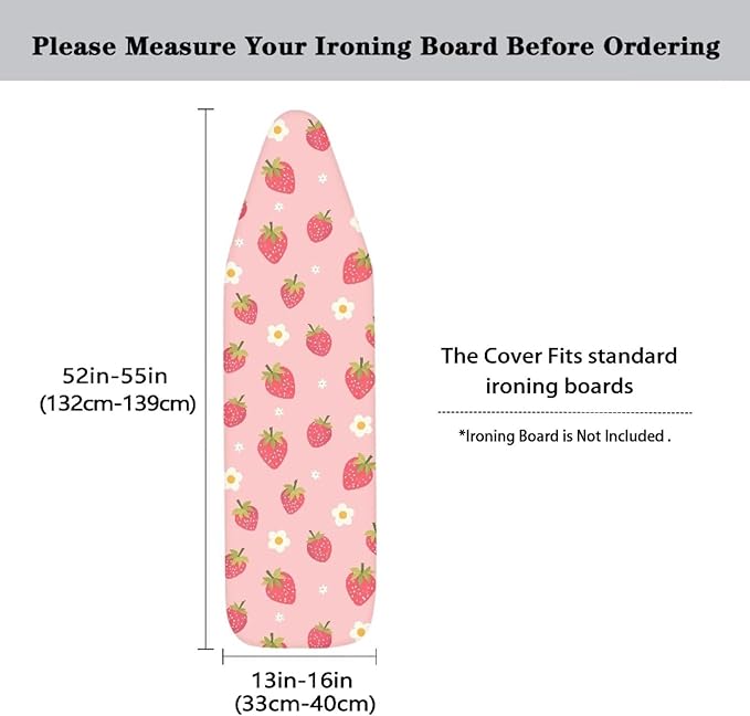 Daisy Strawberry Ironing Board Covers
