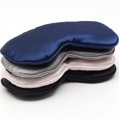 4 Pack Eye Mask for Sleeping Silky Soft Satin Blindfold Adjustable Strap Night Eye Cover for Women Men