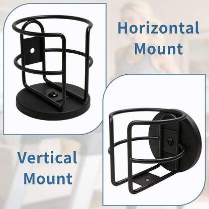Magnetic Cup Holder, Heavy Duty Metal Drink Holder with 3.26 Inch Strong Magnetic Base for Refrigerator/Treadmill/Truck/Tractor/Forklift/Boat/Golf Cart, Featuring Bottom and Side Magnetic Attachment
