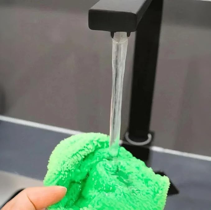 6-Pack Reusable Coral Fleece Mop Pads Washable Wet Mopping Cloths and Dry