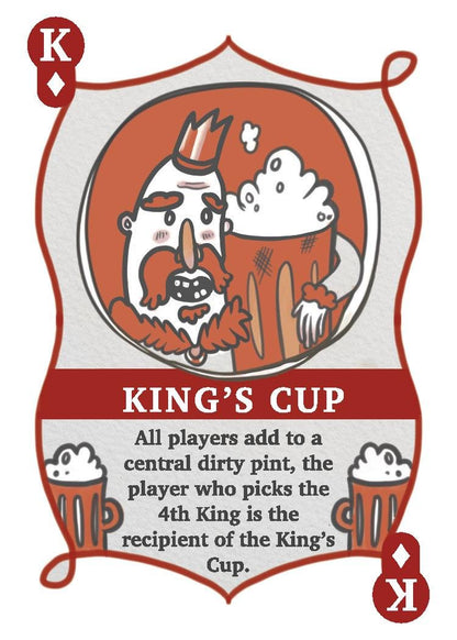 Ring of Fire Cards - The Drinking Game with All the Rules Illustrated on the Cards - Great For Students, Stag and Hen Parties and Pre-drinks