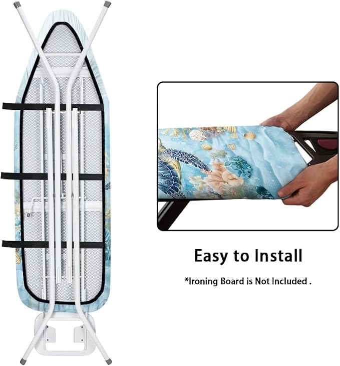 Turtle Iron Board Cover Heavy Duty Padding Ironing Board Covers