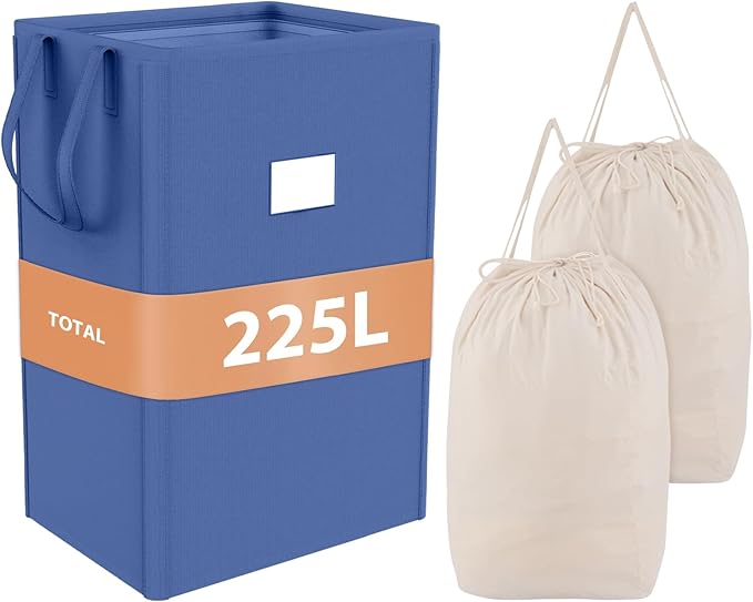 MCleanPin 225L Large Laundry Hamper Collapsible