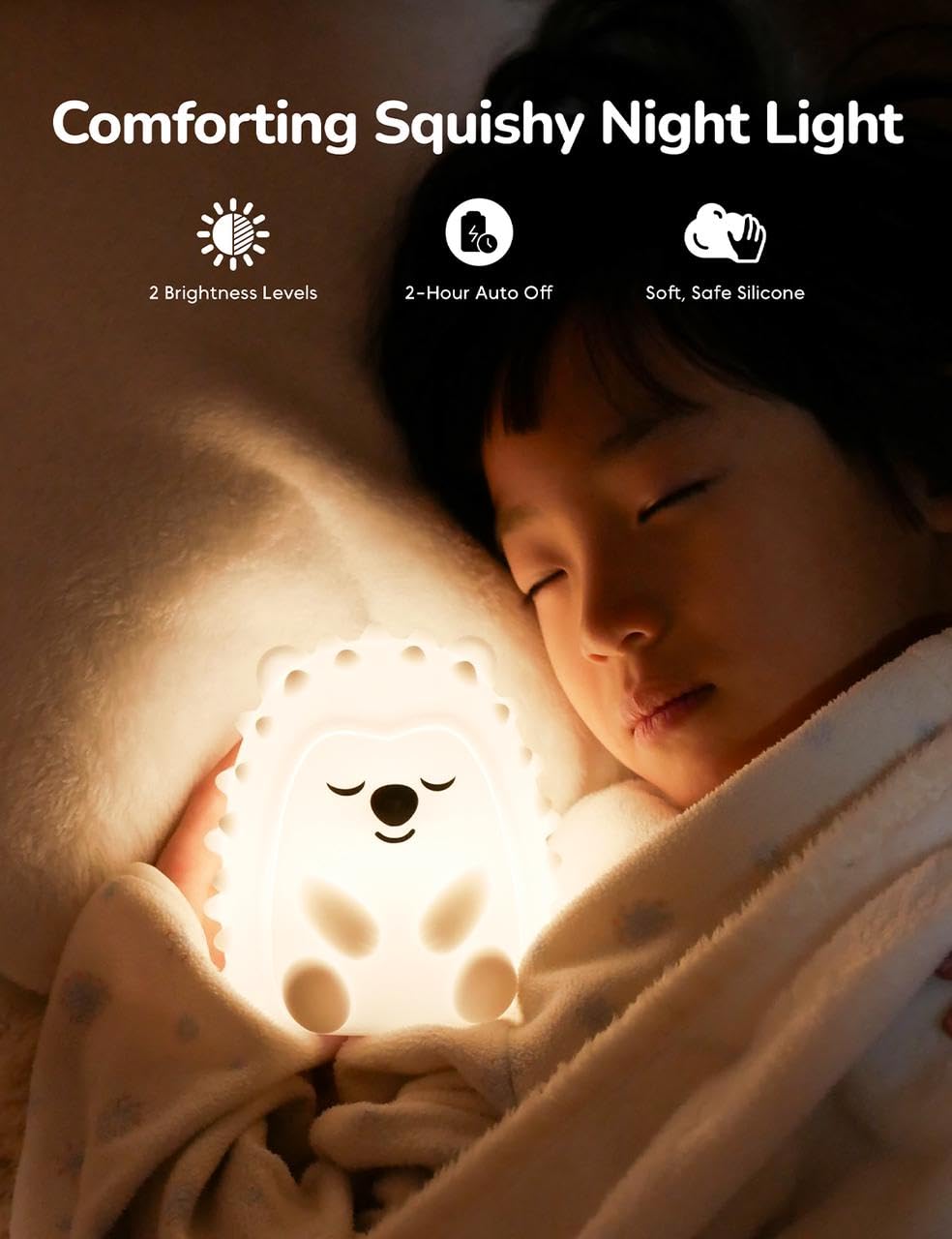 Breathing Pal 'Hogi'- Mindfulness Breathing Light, Guided Visual Meditation Breathing Light, Anxiety Relief Items for Calm Down Corner/Meditation/Sleep for Adult&Kid