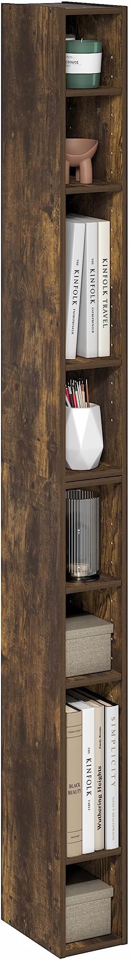 Furinno Fulda Book Shelf, 8-Tier Bookshelf, Bookcase