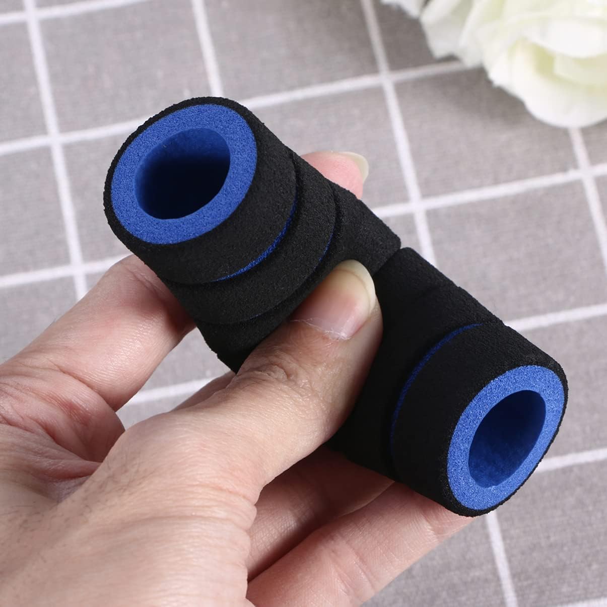 Foam Handlebar Grips, Bicycle and Motorcycle Comfort Covers for Cycling, Road Racing, Brake Lever Protection