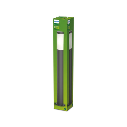 Philips LED Utrecht Outdoor Post Light 20W [Anthracite] Water Resistant IP44, for Garden, Patio and Terrace Lighting