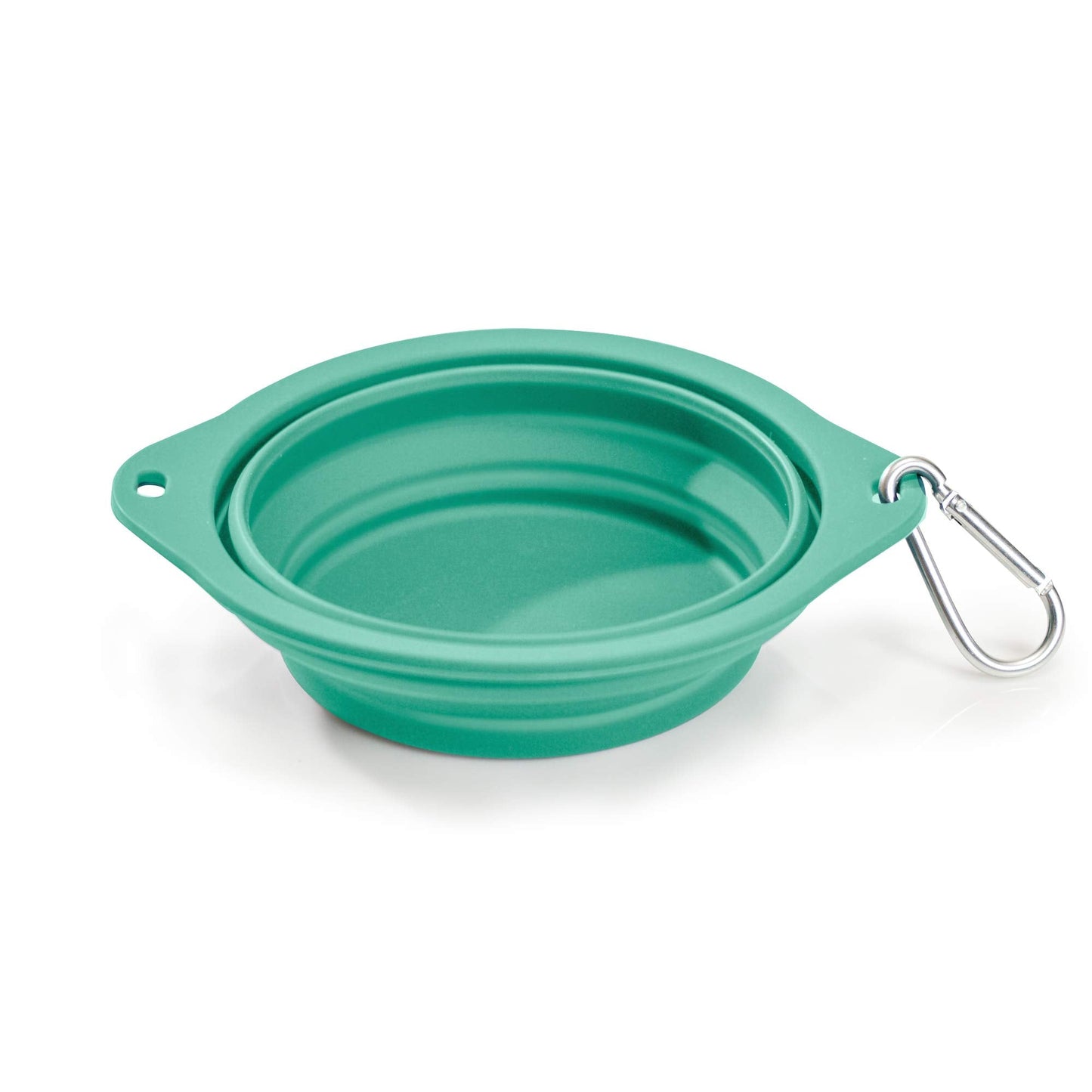 Ruff Products BarkBowl (800ml) - Collapsible Dog Bowl (Tiffany Blue) Premium Quality, Platinum-Cured Food Grade Silicone, No Plastic Rim, Food Safe, Large Travel Bowl