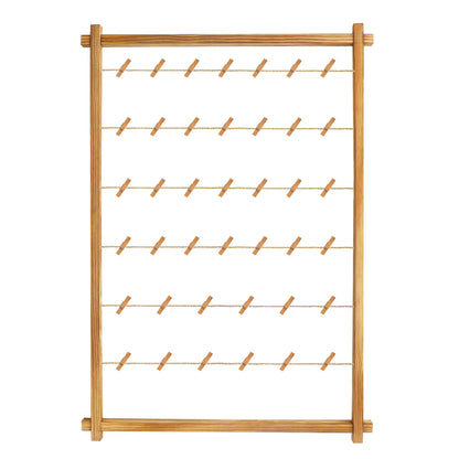 Collage Picture Frame,Photo Display Board with Clips,Hanging Pictures Frames Photos Wall Decor for Wedding Graduation Party Birthday Greeting Letter Postcards Christmas Cards Holder Organizer,39 inch