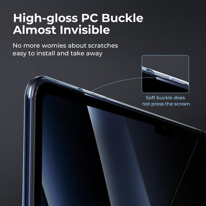 EooCoo Case compatible for Macbook Air M4 15 inch A3241 2025 M3 A3114 2024 M2 A2941 2023 Release [Presents Original Texture] Ultra-thin Plastic case Protective Hard Shell Matte Cover - Frost Midnight